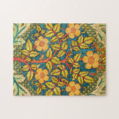 William Morris Roos Krans: Klassieke Kunst & Ambac Legpuzzel (Horizontaal)