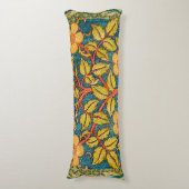 William Morris Roos Krans: Klassieke Kunst & Ambac Lichaamskussen (Voorkant Verticaal)