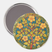 William Morris Roos Krans: Klassieke Kunst & Ambac Magneet (Voorkant / Achterkant)