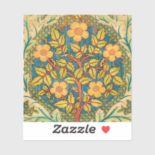 William Morris Roos Krans: Klassieke Kunst & Ambac Sticker