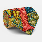 William Morris Roos Krans: Klassieke Kunst & Ambac Stropdas (Opgerold)