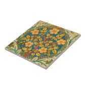 William Morris Roos Krans: Klassieke Kunst & Ambac Tegeltje (Zijkant)