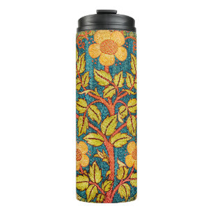 William Morris Roos Krans: Klassieke Kunst & Ambac Thermosbeker