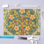 William Morris Roos Krans: Klassieke Kunst & Ambac Tissuepapier (Craft)