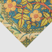 William Morris Roos Krans: Klassieke Kunst & Ambac Tissuepapier (Detail)