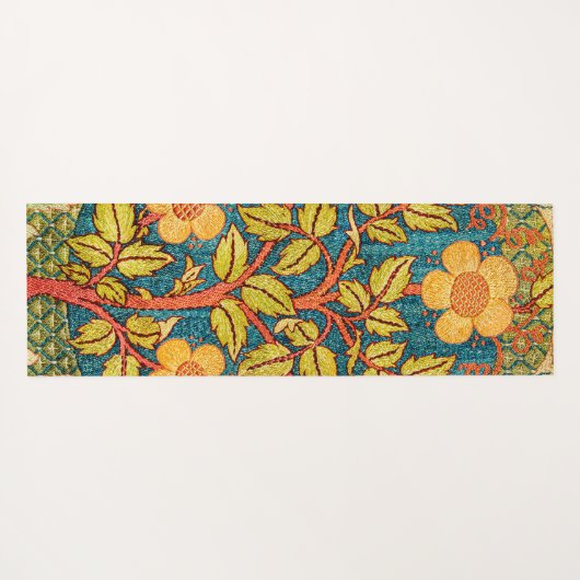 William Morris Roos Krans: Klassieke Kunst & Ambac Yogamat (Achterkant (horizontaal))