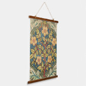 William Morris Roos Kranskussen Hoesje Classic Hangend Wandkleed (Gebogen)