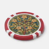 William Morris Roos Kranskussen Hoesje Classic Poker Chips (Enkel)
