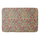  William Morris Roos Pink Yellow Bird Flora Badmat (Voorkant)