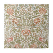 William Morris Roos Tegeltje (Voorkant)
