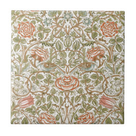 William Morris Roos Tegeltje