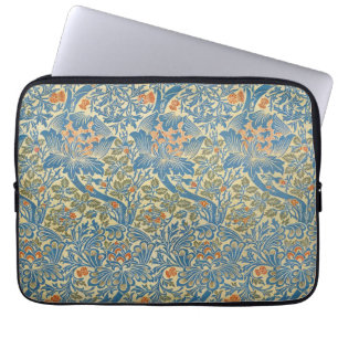 William Morris Roos & Thistle Floral Blue Laptop Sleeve