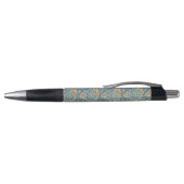 William Morris Roos & Thistle Floral Blue Pen (Bovenkant)