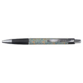 William Morris Roos & Thistle Floral Blue Pen (Achterkant)