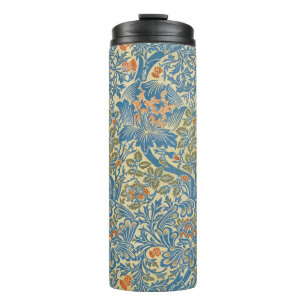 William Morris Roos & Thistle Floral Blue Thermosbeker