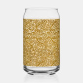 William Morris Roos & Thistle Floral Golden Blikvorm Glas (Voorkant)
