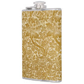 William Morris Roos & Thistle Floral Golden Heupfles (Links)