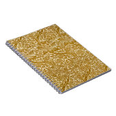 William Morris Roos & Thistle Floral Golden Notitieboek (Rechterzijde)