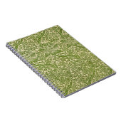 William Morris Roos & Thistle Floral Green Notitieboek (Rechterzijde)