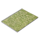 William Morris Roos & Thistle Floral Green Notitieboek (Linkerzijde)