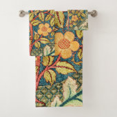 William Morris Roos Wreath Bad Handdoek (Insitu)