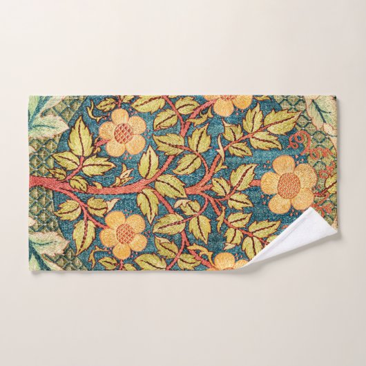 William Morris Roos Wreath Bad Handdoek (Handdoek)