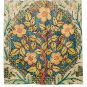 William Morris Roos Wreath Douchegordijn (Voorkant)