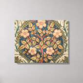 William Morris Roos Wreath  Flowering Roos Canvas Afdruk (Voorkant)