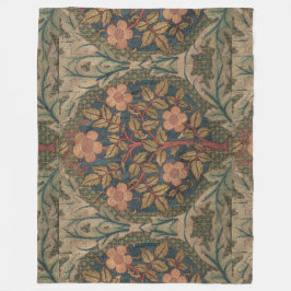 William Morris Roos Wreath Flowering Roos Fleece Deken