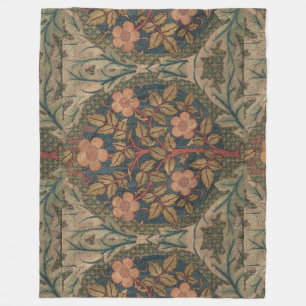 William Morris Roos Wreath  Flowering Roos Fleece Deken