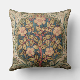 William Morris Roos Wreath  Flowering Roos Kussen