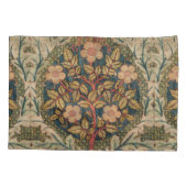 William Morris Roos Wreath  Flowering Roos Kussensloop (Achterkant-Links)