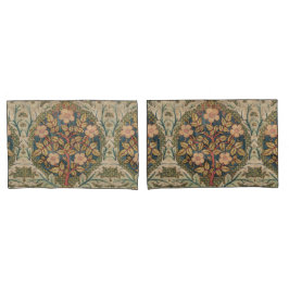 William Morris Roos Wreath  Flowering Roos Kussensloop