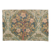 William Morris Roos Wreath  Flowering Roos Kussensloop (Voorkant-Links)