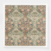 William Morris Roos Wreath  Flowering Roos Servet (Voorkant)