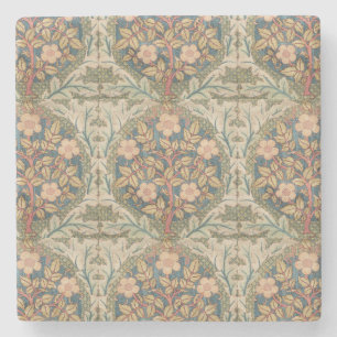 William Morris Roos Wreath Flowering Roos Stenen Onderzetter