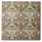 William Morris Roos Wreath  Flowering Roos Tegeltje (Voorkant)