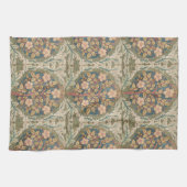 William Morris Roos Wreath  Flowering Roos Theedoek (Horizontaal)