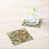 William Morris Roos Wreath Kartonnen Onderzetters (Insitu)