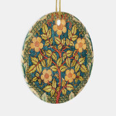 William Morris Roos Wreath Keramisch Ornament (Rechts)
