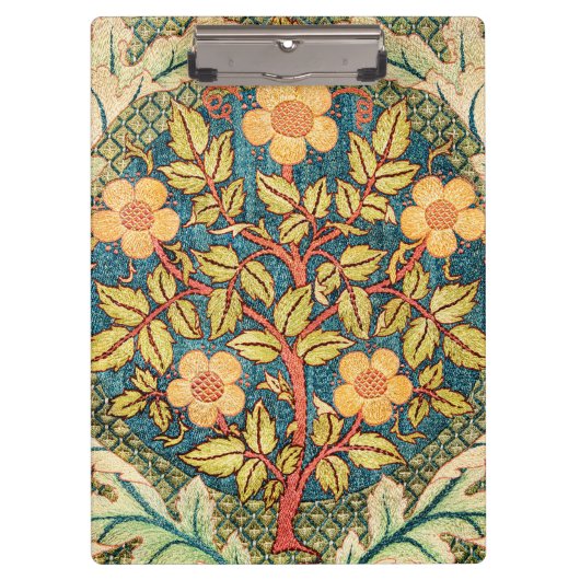 William Morris Roos Wreath Klembord (Voorkant)