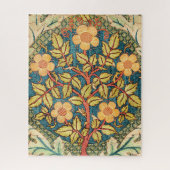 William Morris Roos Wreath Legpuzzel (Verticaal)