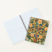 William Morris Roos Wreath Notitieboek (Binnen)