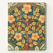 William Morris Roos Wreath Notitieboek (Achterkant)
