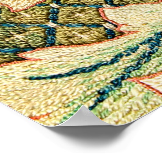 William Morris Roos Wreath Poster (Hoek)