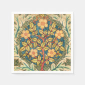 William Morris Roos Wreath Servet (Voorkant)