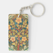 William Morris Roos Wreath Sleutelhanger (achterkant)