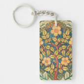 William Morris Roos Wreath Sleutelhanger (Voorkant)