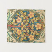 William Morris Roos Wreath Wandkleed (Voorkant (horizontaal))