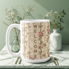 William Morris Rose Klimtrek Flora Welkom Koffiemok